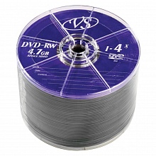 Диск DVD-RW VS 4,7Gb 4x 50шт Bulk (цена за 1 шт) VS VSDVDRWB5001 511539