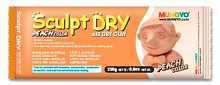 Глина 250гр персиковая Sculpt Dry MUNGYO, MGMF250