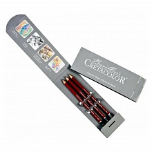 Карандаши чернографитные  3шт H,HB,B в блистере CLEOS CretacoloR, CC160 31