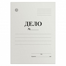 Папка Дело без замка белая немелованная пл.360 г/м2 DOLCE COSTO, D00604