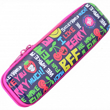 Пенал 1 отделение 20,5х3х5,5см металл Best friends 531884