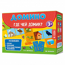 Домино Где чей домик ГЕОДОМ, 4607177456294