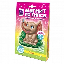 Магнит из гипса Слоник Фантазер, 707601