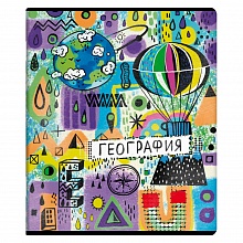 Тетрадь предметная География 48л клетка Граффити Феникс, 60479