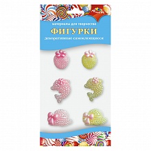 Стразы самоклеящиеся Ассорти клубничка, шляпка, дельфинчик КТС-ПРО, С3308-02