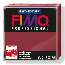Пластика запекаемая 85г бордо Staedtler Fimo Professional, 8004-23