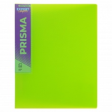 Папка на 2 кольца А4 пластик 25мм лайм Expert Complete Prisma Neon, EC211300021