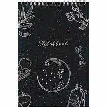 Блокнот для зарисовок А5 20л Sketchbook Black Полином 2937
