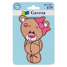 Термоаппликация №04 Медвежонок 5,7х8,2см Gamma ETF 02-413