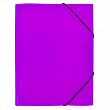Папка с резинкой пластик А4 пурпурная Expert Complete Prisma Neon, EC210400022