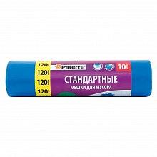 Пакет для мусора 120л рулон 10шт Paterra 106-058