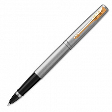 Ручка роллер 0,5мм черные чернила PARKER Jotter Core T691 Stainless Steel GT F 2089227