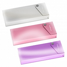 Пенал пластиковый 74x27x200мм ассорти Glossy Candy Erich Krause, 55112
