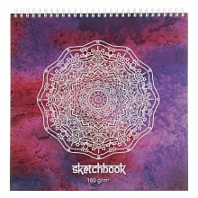 Блокнот для зарисовок 250х250мм 60л Sketchbook Полином 2615/871151
