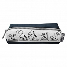 Пенал-косметичка 19x4x6,5см Мопсы Феникс, 51399