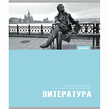 Тетрадь предметная Литература 48л линия Арт Проф-Пресс 48-6389
