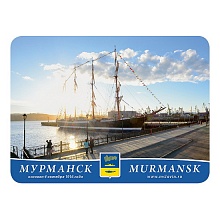 Магнит Мурманск 63х85мм Барк Седов МГН2-39