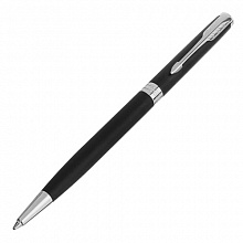 Ручка шариковая поворотный механизм 1мм черный стержень PARKER SONNET Core Matte Black CT M 1931525/K429