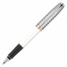 Ручка роллер 0,5мм черные чернила PARKER Sonnet Feminine Collection Metal & Pearl F S0947330/T540