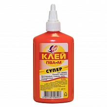 Клей ПВА-М 125г Супер в красном флаконе Луч, 20с1333-08