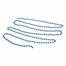 Бусы елочные d=1см 1,8м синие Яркий праздник MILAND, НУ-0055