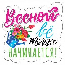 Украшение на скотче Весной всё только начинается Мир поздравлений 079.253 