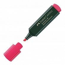 Текстовыделитель красный флуоресцентный Faber-Castell 48, 154821