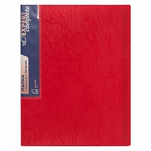 Папка с 30 вкладышами красная эффект волокна Expert Complete Premier, EC211630004