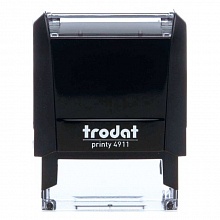 Оснастка для штампа 38х14мм синий, черный корпус Trodat PRINTY 4.0 4911