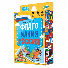 Игра карточная Флагомания Россия ГЕОДОМ, 4607177458618