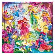 Пазл фигурный на подложке Лесные феи 45 деталей ГЕОДОМ, 4660136220787