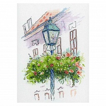 Набор для творчества Вышивание На бульваре 27х20см, Aquarelle А-002