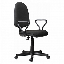 Кресло офисное черное с подлокотниками Prestige, В-14/531491