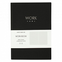 Блокнот-бизнес А4 60л линия кожзам интегральный переплет Work book 1 Канц-эксмо БТКФВБ4604855