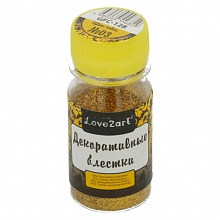Блестки для декора 20г золотой Love2art, GFC-128 03