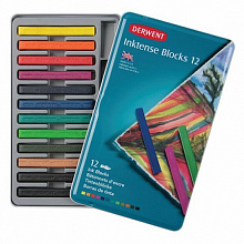 Акварель художественная 12цв. DERWENT Inktense металлическая упаковка, 2300442