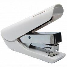 Степлер 24/6-24/8-26/6-26/8 40л белый корпус пластик Half Strip Air touch KW-Trio 0556A-WHT