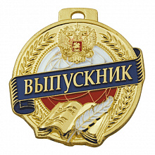 Медаль Выпускник золото с цветной эмалью DCM93/MK159