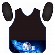 Фартук для труда - накидка с нарукавниками черный Soccer Game LAMARK, PA0006-03