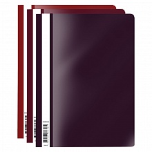 Скоросшиватель пластиковый А4 ассорти Matt Blackberry Marsala Erich Krause, 55157