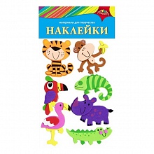 Наклейки из ЭВА Веселые зверята КТС-ПРО, С3476-12