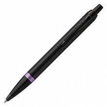 Ручка шариковая автоматическая 1мм синий стержень PARKER IM Vibrant Rings K315 Amethyst Purp PVD 2172951