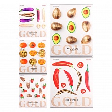 Тетрадь  48л клетка Фрукты и овощи-1 ассорти Проф-Пресс, 48-2746