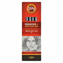 Карандаши чернографитные  6шт. Koh-i-Noor Progresso, 8915/6