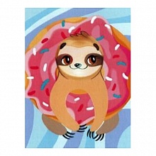 Мозаика алмазная 30х40см Сладкий ленивец KiKi, MOD004