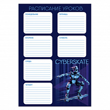 Расписание уроков А4 Робот на скейте Феникс, 56846