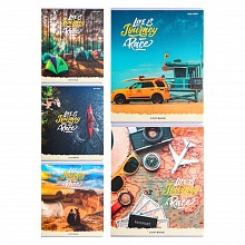 Тетрадь  48л линия Радость путешествий-2 ассорти Проф-Пресс, 48-3019