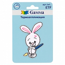 Термоаппликация №04 Зайка 4х6,4см Gamma ETF 02-410