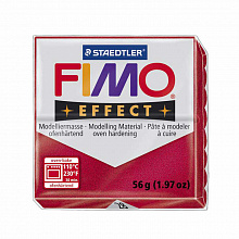 Пластика запекаемая 57г рубин Staedtler Fimo Effect, 8020-28