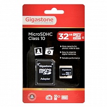 Карта памяти 32GB microSDHC Gigastone Logo Class 10 UHS-1